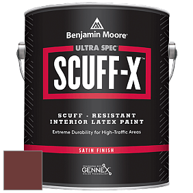 Benjamin Moore 486 Ultra Spec SCUFF-X Interior Satin Finish краска цвет NCS S 5540-Y90R 