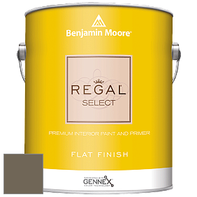 Benjamin Moore 547 Regal Select Waterborne Interior Flat Finish краска цвет 1540 Cabin Fever