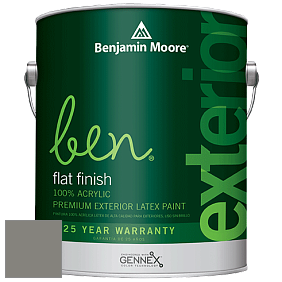 Benjamin Moore Ben 541 Waterborne Exterior Flat Finish краска цвет AF-715 