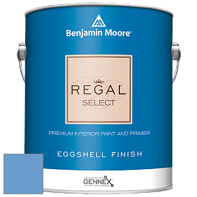 Benjamin Moore 549 Regal Select Waterborne Interior Eggshell Finish краска цвет 817 Brazilian Blue