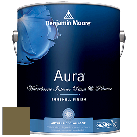 Benjamin Moore Aura 524 Waterborne Interior Eggshell Finish краска цвет RAL 7008 