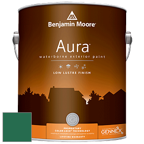 Benjamin Moore Aura 634 Waterborne Exterior Low Lustre Finish краска цвет 2044-10 Green