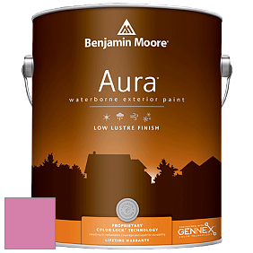 Benjamin Moore Aura 634 Waterborne Exterior Low Lustre Finish краска цвет 1347 Pink Ladies