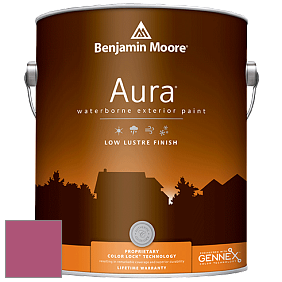 Benjamin Moore Aura 634 Waterborne Exterior Low Lustre Finish краска цвет 2078-30 Royal Fuchsia
