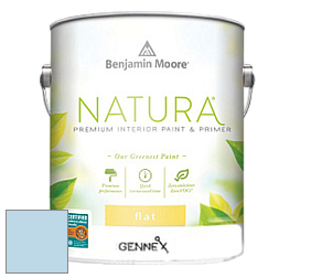 Benjamin Moore 514 Natura Interior Semi-Gloss Finish краска цвет 814 Jet Stream