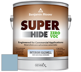 Benjamin Moore 357 Super Hide Zero Voc Interior Eggshell краска цвет 837 Sheer Romance