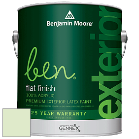 Benjamin Moore Ben 541 Waterborne Exterior Flat Finish краска цвет 554 Easter Hunt