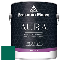 Benjamin Moore Aura 522 Interior Paint - Matte краска цвет RAL 6016 