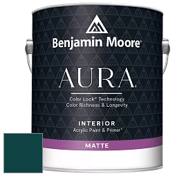 Benjamin Moore Aura 522 Interior Paint - Matte краска цвет RAL 6004 