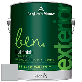 Benjamin Moore Ben 541 Waterborne Exterior Flat Finish краска цвет AF-695 