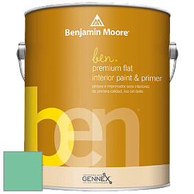 Benjamin Moore Ben W625 Premium Interior Latex Flat краска цвет 2038-40 Monmouth Green