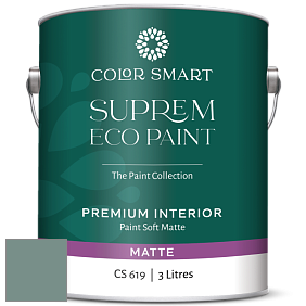 COLOR SMART CS 619 SUPREM ECO PAINT матовая краска цвет 691 Dartsmouth Green