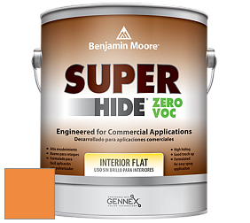 Benjamin Moore 355 Super Hide Zero Voc Interior Flat краска цвет 2016-30 Carrot Stick