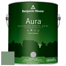 Benjamin Moore Aura 629 Waterborne Exterior Flat Finish краска цвет HC-128 BM HC-128