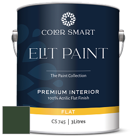 COLOR SMART CS 745 ELIT PAINT глубокоматовая моющаяся краска цвет RAL 6020 