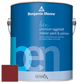 Benjamin Moore Ben W626 Premium Interior Latex Eggshell краска цвет RAL 3011 