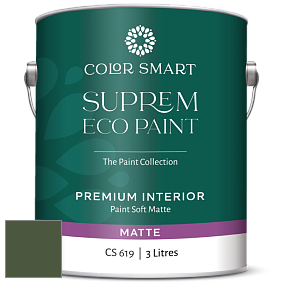 COLOR SMART CS 619 SUPREM ECO PAINT матовая краска цвет RAL 6003 