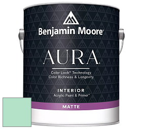 Benjamin Moore Aura 522 Interior Paint - Matte краска цвет 576 Bahama Waters