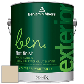 Benjamin Moore Ben 541 Waterborne Exterior Flat Finish краска цвет AF-90 