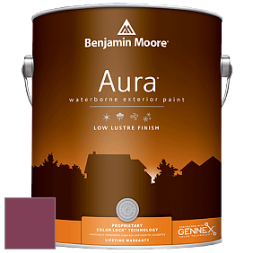 Benjamin Moore Aura 634 Waterborne Exterior Low Lustre Finish краска цвет 2076-10 Crushed Velvet
