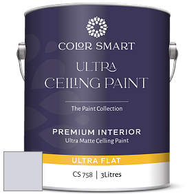 COLOR SMART CS 758 ULTRA CEILING PAINT ультраматовая краска цвет NCS S 1010-R60B 