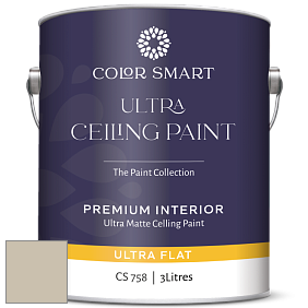 COLOR SMART CS 758 ULTRA CEILING PAINT ультраматовая краска цвет 976 Coastal Fog