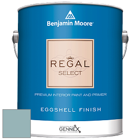 Benjamin Moore 549 Regal Select Waterborne Interior Eggshell Finish краска цвет 718 Ocean City Blue