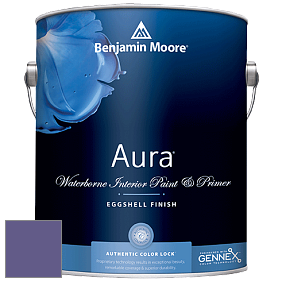 Benjamin Moore Aura 524 Waterborne Interior Eggshell Finish краска цвет 1400 Your Majesty