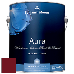 Benjamin Moore Aura 524 Waterborne Interior Eggshell Finish краска цвет RAL 3032 