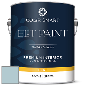 COLOR SMART CS 745 ELIT PAINT глубокоматовая моющаяся краска цвет 1668 Blue Stream