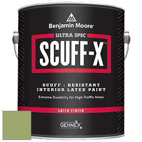 Benjamin Moore 486 Ultra Spec SCUFF-X Interior Satin Finish краска цвет 544 Kiwi