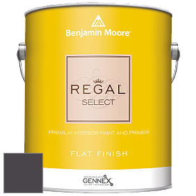 Benjamin Moore 547 Regal Select Waterborne Interior Flat Finish краска цвет 2070-10 Tulsa Twilight