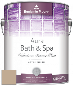 Benjamin Moore Aura 532 Bath & Spa Waterborne Interior Paint Matte Finish краска цвет AF-130 