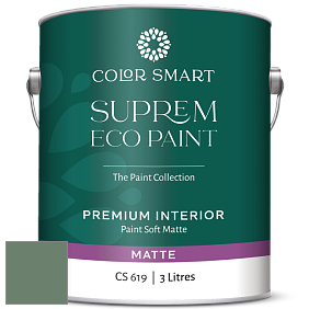 COLOR SMART CS 619 SUPREM ECO PAINT матовая краска цвет 636 Willow Grove