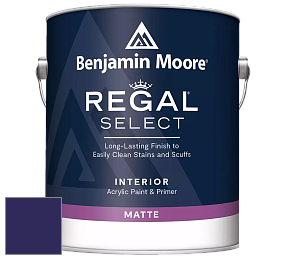 Benjamin Moore 548 IRegal Select Interior Paint - Matte краска цвет RAL 5022 