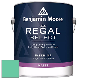 Benjamin Moore 548 IRegal Select Interior Paint - Matte краска цвет 2039-40 Teal Blast