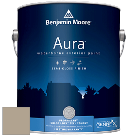 Benjamin Moore Aura 632 Waterborne Exterior Semi-Gloss Finish краска цвет 977 Brandon Beige