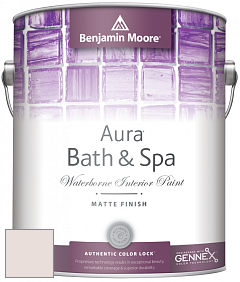 Benjamin Moore Aura 532 Bath & Spa Waterborne Interior Paint Matte Finish краска цвет 2101-70 Tropical Sand
