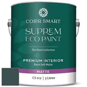 COLOR SMART CS 619 SUPREM ECO PAINT матовая краска цвет 2049-10 Pacific Sea Teal