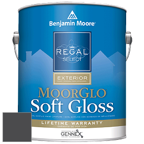 Benjamin Moore W096 Regal Select Exterior Paint-Moor GloSoft Gloss Finish краска цвет 1631 Midnight Oil