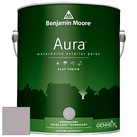 Benjamin Moore Aura 629 Waterborne Exterior Flat Finish краска цвет 1446 Dusk to Dawn