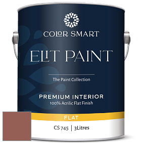 COLOR SMART CS 745 ELIT PAINT глубокоматовая моющаяся краска цвет 2173-30 Salmon Stream