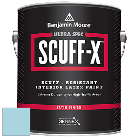 Benjamin Moore 486 Ultra Spec SCUFF-X Interior Satin Finish краска цвет 772 Hawaiian Breeze