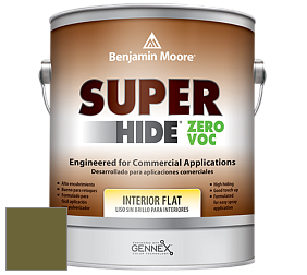 Benjamin Moore 355 Super Hide Zero Voc Interior Flat краска цвет NCS S 5540-G60Y 