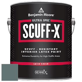 Benjamin Moore 486 Ultra Spec SCUFF-X Interior Satin Finish краска цвет NCS S 6010-B50G 