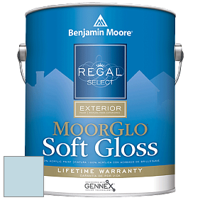 Benjamin Moore W096 Regal Select Exterior Paint-Moor GloSoft Gloss Finish краска цвет 834 Bright and Early