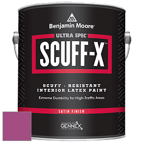 Benjamin Moore 486 Ultra Spec SCUFF-X Interior Satin Finish краска цвет 2076-30 Crushed Berries