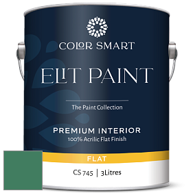 COLOR SMART CS 745 ELIT PAINT глубокоматовая моющаяся краска цвет 2040-30 Very Green