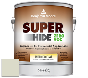 Benjamin Moore 355 Super Hide Zero Voc Interior Flat краска цвет AF-75 