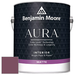 Benjamin Moore Aura 522 Interior Paint - Matte краска цвет 1357 Bottle of BordÃ©aux